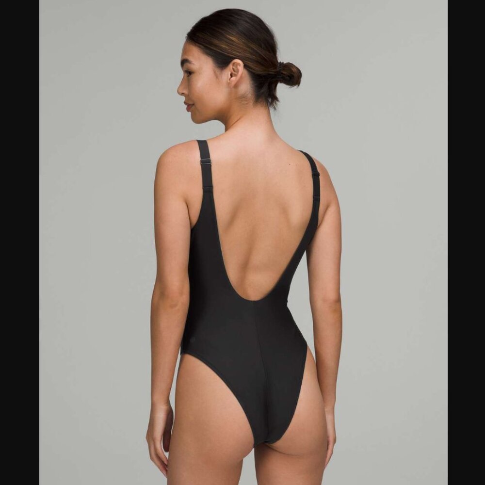 Lululemon Waterside V-Neck Skimpy-Fit One-Piece Swimsuit